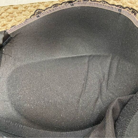 Victoria’s Secret Brand Apron Style Pink and Black Chemise Size 36D - Picture 15 of 16